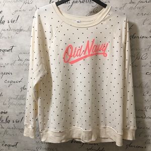 Old Navy Women’s Pullover Sweatshirt Logo XL